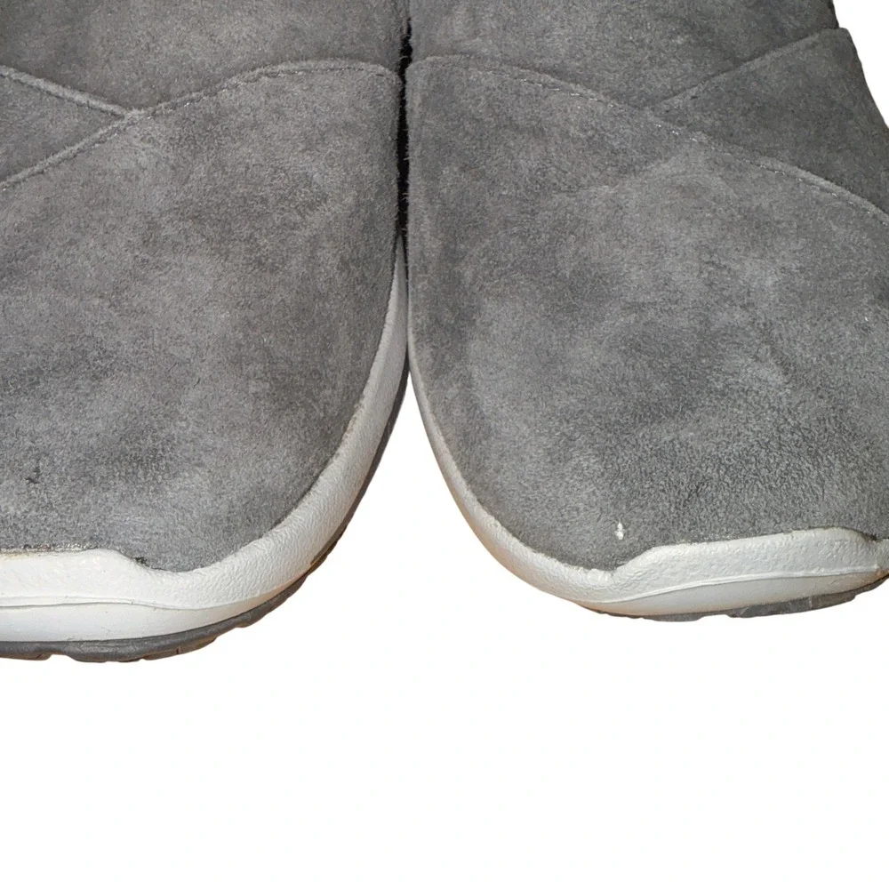 NEW L.L. Bean Back Cove Stretch Womens 7M Grey Suede Nubuck Walking Shoes 510584